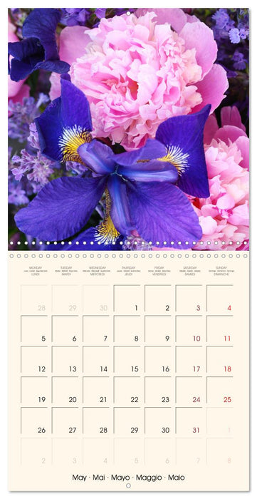 Powerful Spring Colors (CALVENDO Monthly Calendar 2025)