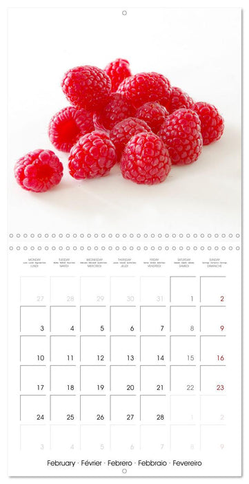 Art culinaire fruits et légumes (CALVENDO Calendrier mensuel 2025)