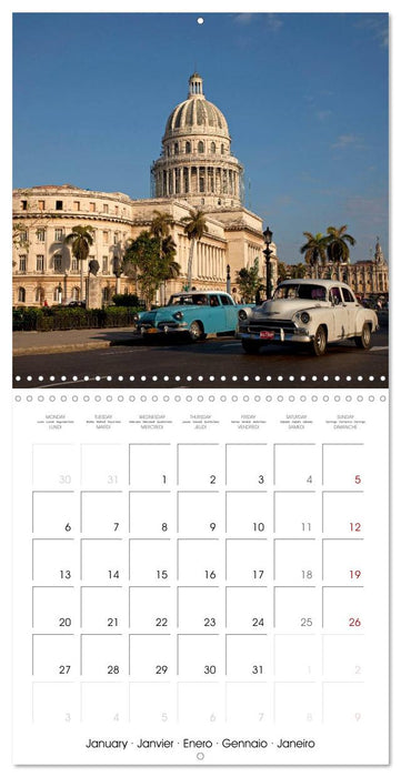 Carribean - Cuba (CALVENDO Monthly Calendar 2025)