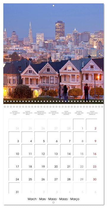 California - San Francisco (CALVENDO Monthly Calendar 2025)