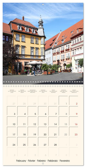 Wonderful Thuringia - East German Highlights (CALVENDO Monthly Calendar 2025)