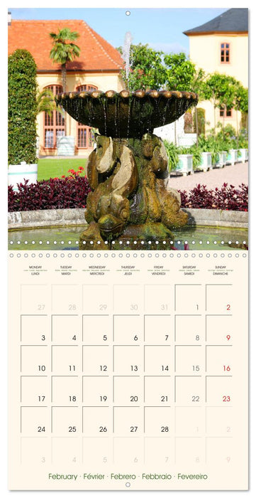 Castles and Gardens in Thuringia (CALVENDO Monthly Calendar 2025)