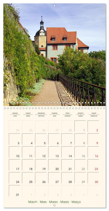 Castles and Gardens in Thuringia (CALVENDO Monthly Calendar 2025)