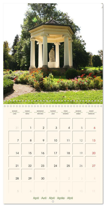 Castles and Gardens in Thuringia (CALVENDO Monthly Calendar 2025)