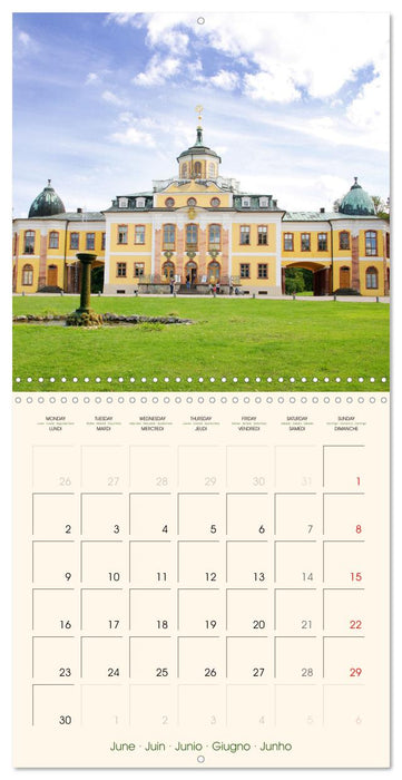 Castles and Gardens in Thuringia (CALVENDO Monthly Calendar 2025)