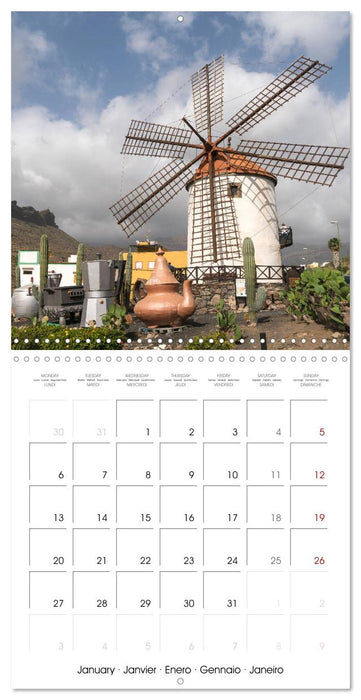 Canary Islands - Gran Canaria (CALVENDO Monthly Calendar 2025)