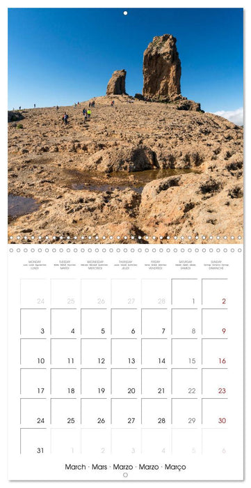 Canary Islands - Gran Canaria (CALVENDO Monthly Calendar 2025)