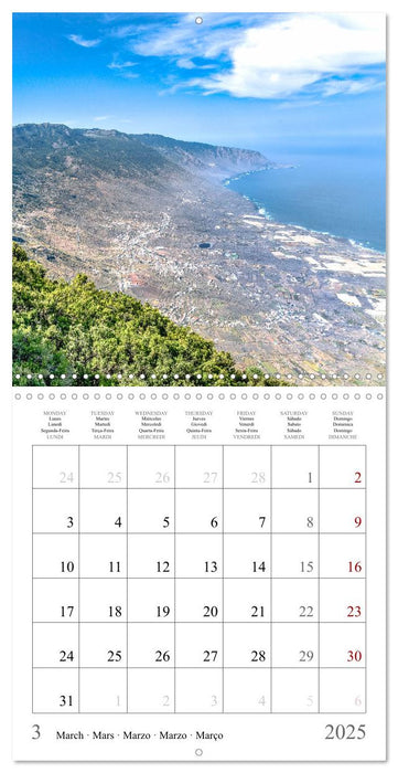 Canary Islands - Volcanic Beauties (CALVENDO Monthly Calendar 2025)