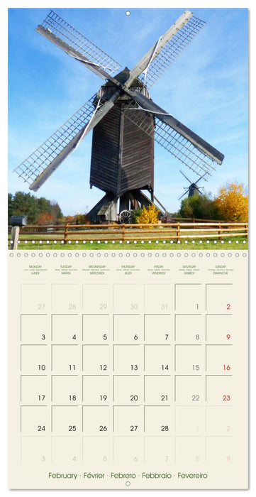 The International Mill Museum in Gifhorn, Germany (CALVENDO Monthly Calendar 2025)