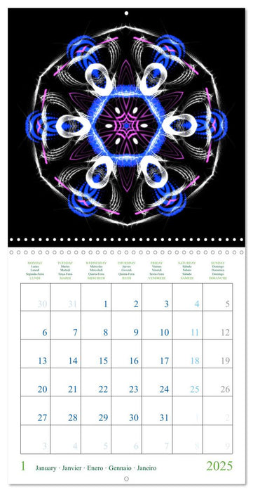 Mandalas Oniriques (CALVENDO Calendrier mensuel 2025)