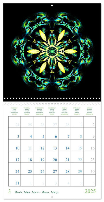 Mandalas Oniriques (CALVENDO Calendrier mensuel 2025)