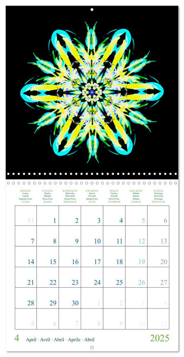 Mandalas Oniriques (CALVENDO Calendrier mensuel 2025)