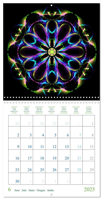 Mandalas Oniriques (CALVENDO Calendrier mensuel 2025)