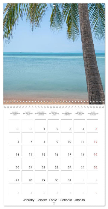 Most Beautiful Islands in Thailand (CALVENDO Monthly Calendar 2025)