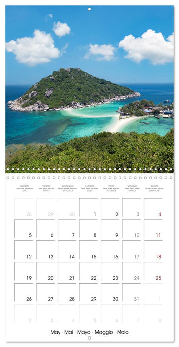 Most Beautiful Islands in Thailand (CALVENDO Monthly Calendar 2025)