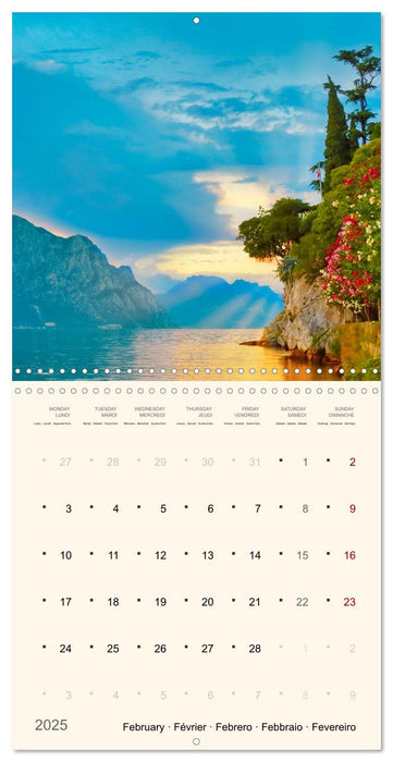 Magnifique Italie du Nord (CALVENDO Calendrier mensuel 2025)