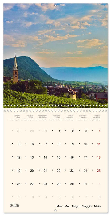 Magnifique Italie du Nord (CALVENDO Calendrier mensuel 2025)