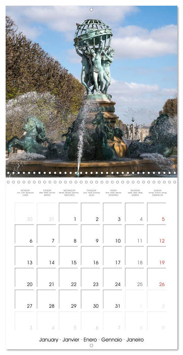 France Paris (CALVENDO Monthly Calendar 2025)