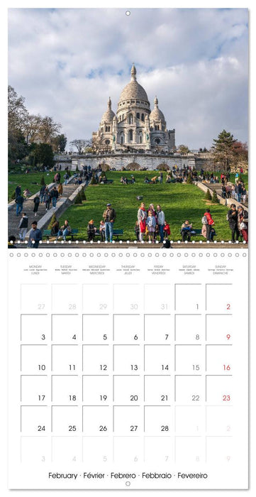 France Paris (CALVENDO Monthly Calendar 2025)