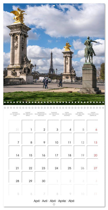 France Paris (CALVENDO Monthly Calendar 2025)