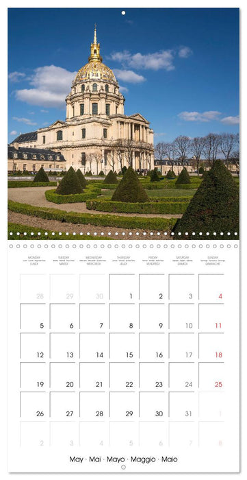 France Paris (CALVENDO Monthly Calendar 2025)