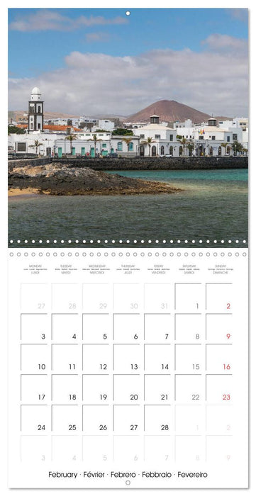 Canary Islands Lanzarote (CALVENDO Monthly Calendar 2025)