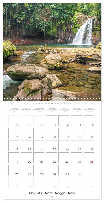 Carribean - Guadeloupe (CALVENDO Monthly Calendar 2025)