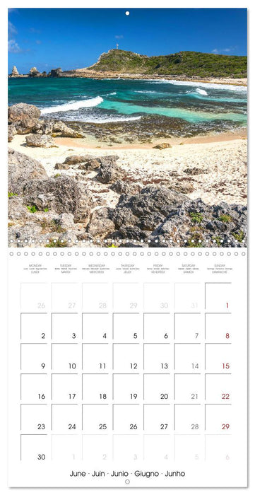 Carribean - Guadeloupe (CALVENDO Monthly Calendar 2025)