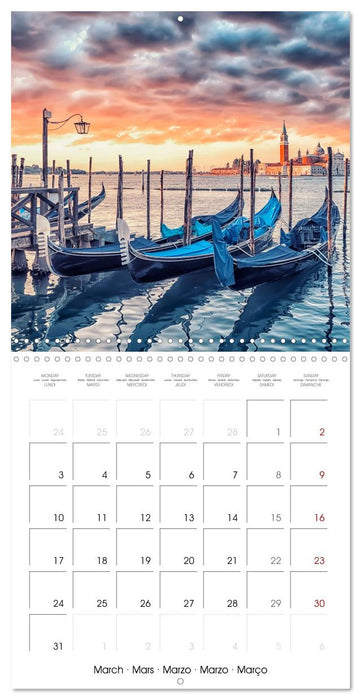 A Journey In Venice (CALVENDO Monthly Calendar 2025)