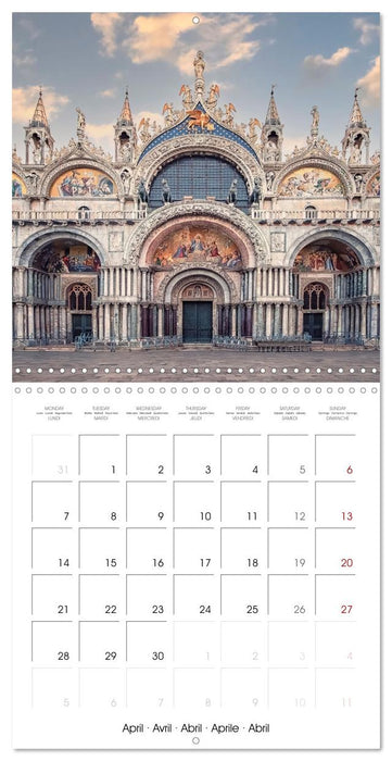 A Journey In Venice (CALVENDO Monthly Calendar 2025)