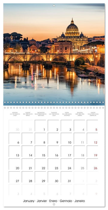 A Journey In Rome (CALVENDO Monthly Calendar 2025)