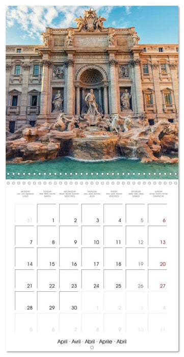 A Journey In Rome (CALVENDO Monthly Calendar 2025)