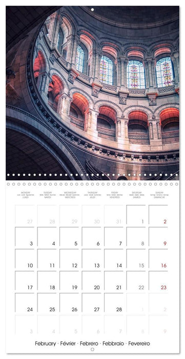 A Journey In Paris (CALVENDO Monthly Calendar 2025)