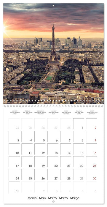 A Journey In Paris (CALVENDO Monthly Calendar 2025)