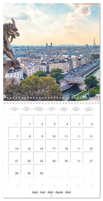 A Journey In Paris (CALVENDO Monthly Calendar 2025)