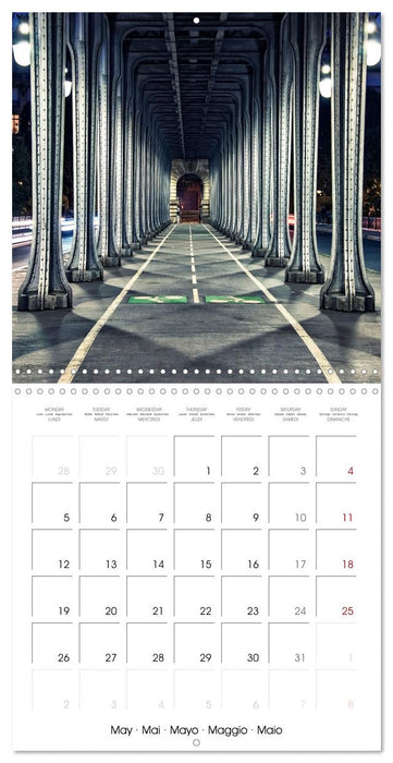 A Journey In Paris (CALVENDO Monthly Calendar 2025)