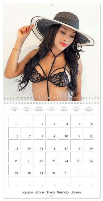 Chic Choc Julia (CALVENDO Calendrier mensuel 2025)