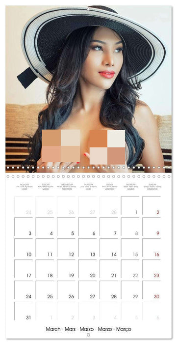 Chic Choc Julia (CALVENDO Calendrier mensuel 2025)