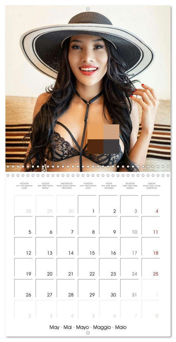 Chic Choc Julia (CALVENDO Calendrier mensuel 2025)