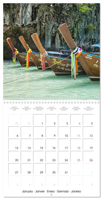 Fascination Thailand (CALVENDO Monthly Calendar 2025)