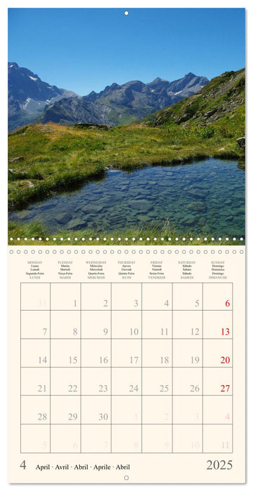 Ambiance montagneuse (CALVENDO Calendrier mensuel 2025)