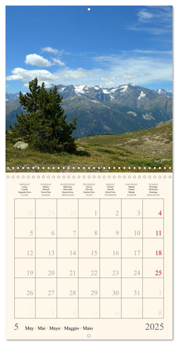 Ambiance montagneuse (CALVENDO Calendrier mensuel 2025)