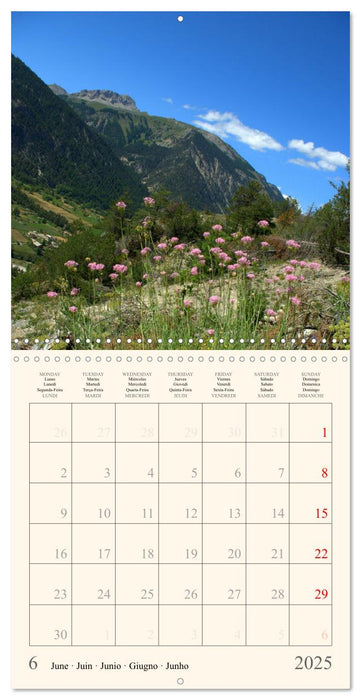 Ambiance montagneuse (CALVENDO Calendrier mensuel 2025)