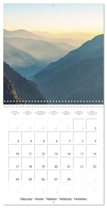 Sites naturels d'Asie (CALVENDO Calendrier mensuel 2025)