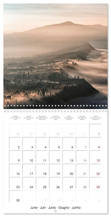 Sites naturels d'Asie (CALVENDO Calendrier mensuel 2025)