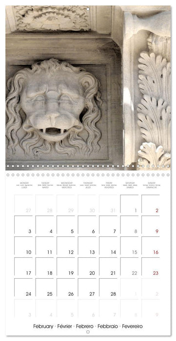 Château Renaissance (CALVENDO Calendrier mensuel 2025)