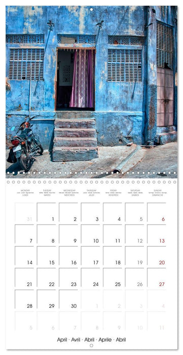 L'Inde du Nord et ses merveilles (CALVENDO Calendrier mensuel 2025)