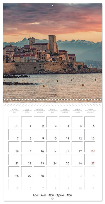 Beautiful French Riviera (CALVENDO Monthly Calendar 2025)