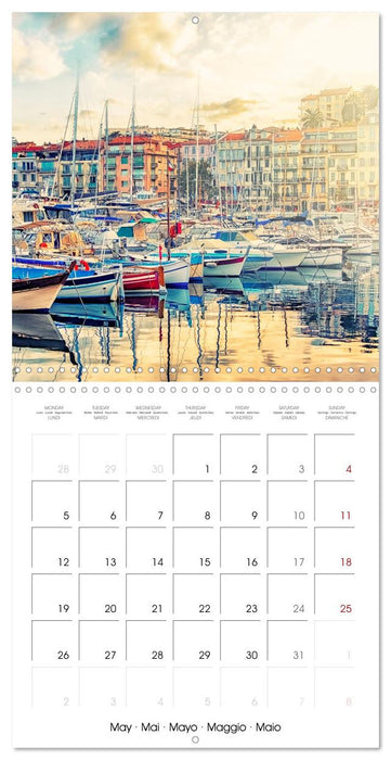 Beautiful French Riviera (CALVENDO Monthly Calendar 2025)