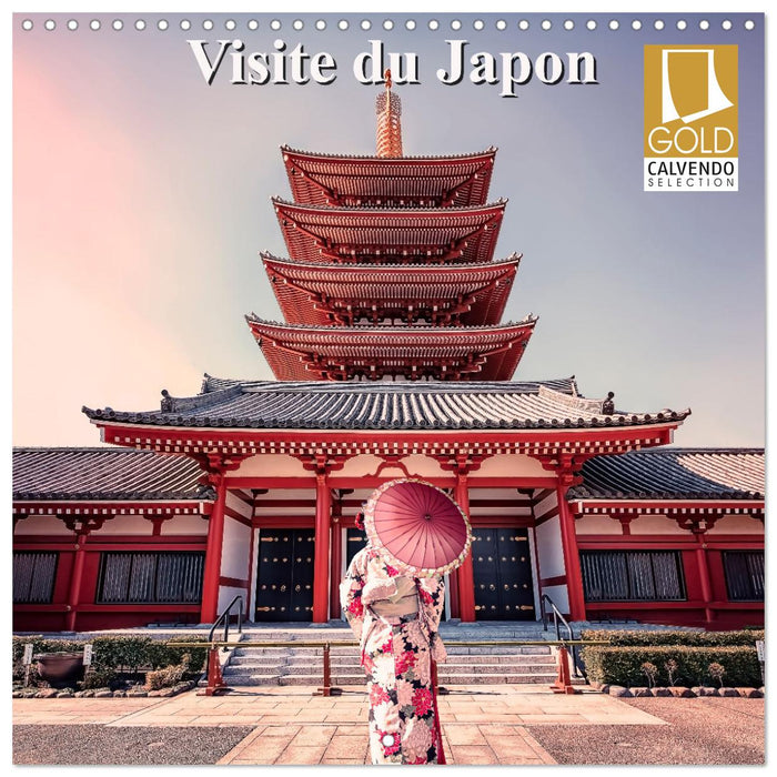 Visite du Japon (CALVENDO Calendrier mensuel 2025)